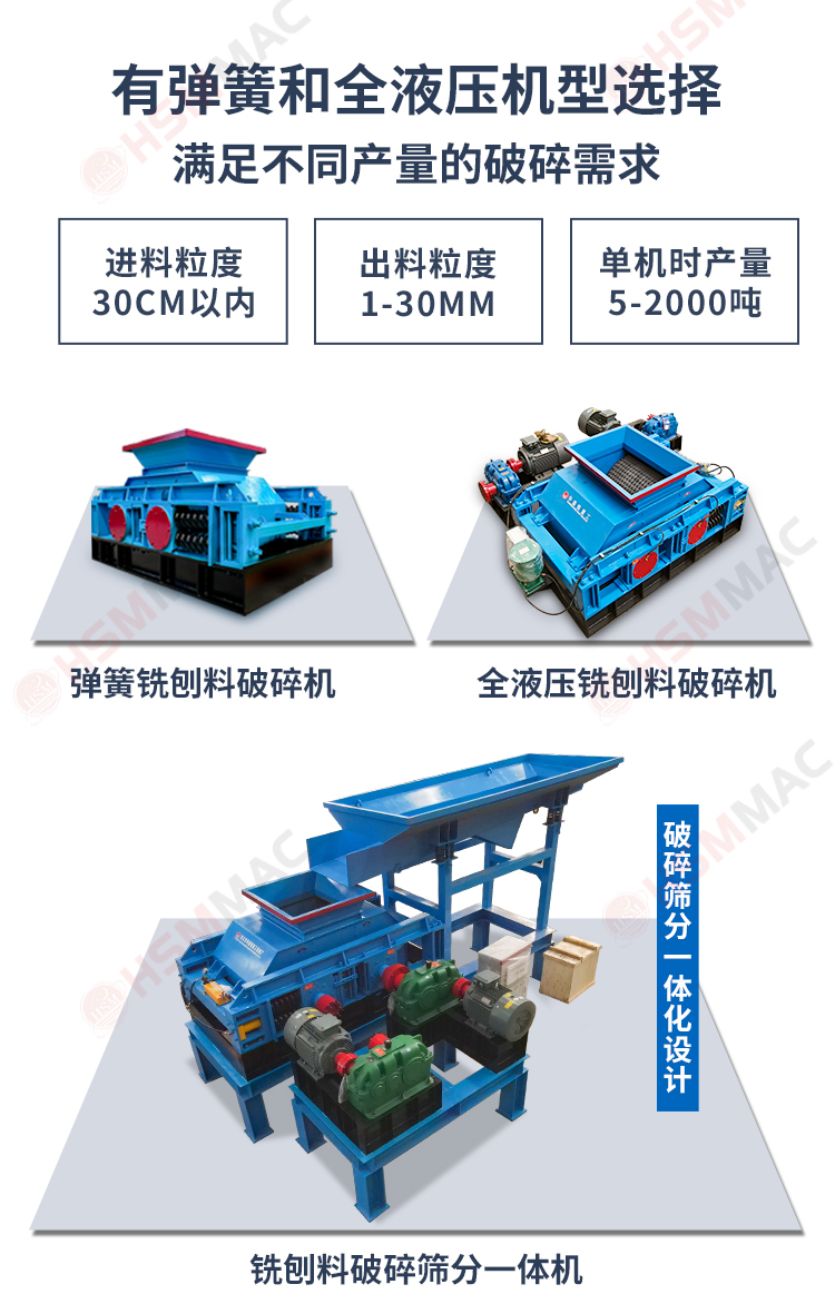 華盛銘雙齒輥破碎機
