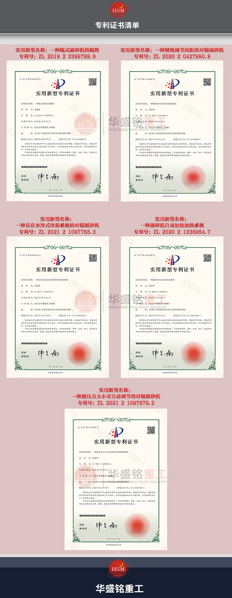巖金礦石破碎機專利資質